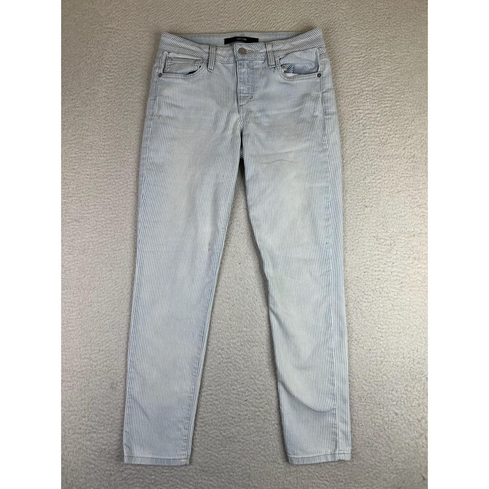 Joes Jeans Skinny Ankle‎ Jeans Womens 27 Blue Striped Mid Rise Wynn WMSWYN5968